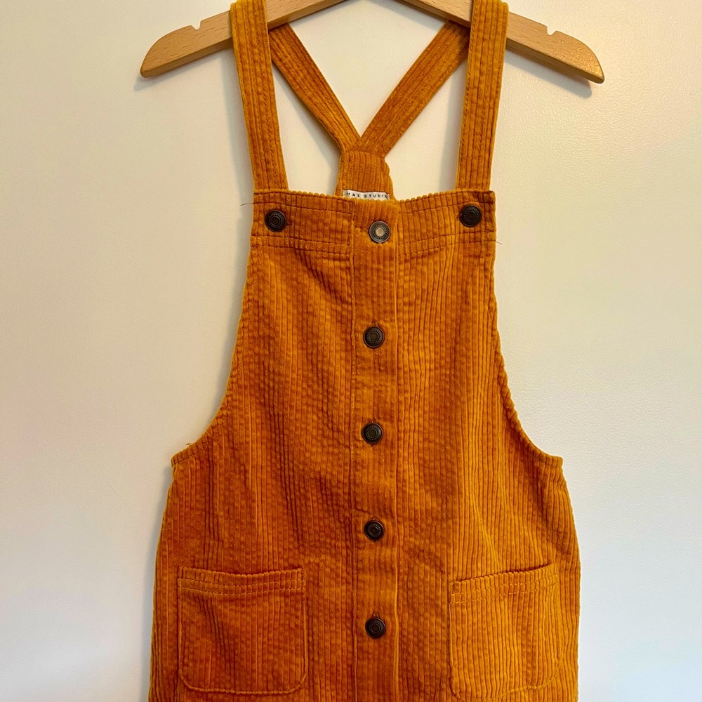 Max Studio Kids Corduroy Overalls Dress/Jumper, Size 6
